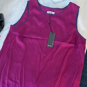 THE KIT silk tank blouse with tags